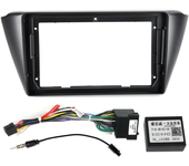 9inch 2 DIN Car Radio Frame Fascia Power Cord Canbus Box for Skoda Fabia 3 III 2015 2016 2017 2018 2019 Stereo Adapter Panel Kit