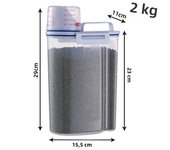 Premium Pet Food Storage Container with Airtight Seal - Durable, Large Capacity, Easy Clean & Stylish Design for Dogs & Cats