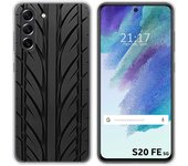 Funda Silicona para Samsung Galaxy S21 FE 5G diseño Neumatico Dibujos