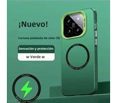 For Magsafe Wireless Charging Matte Frosted Case For Xiaomi 14 13 13T 14T Pro Color Semi-Transparent Shockproof Protection Cover