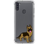 Funda Silicona Antigolpes para Samsung Galaxy A11 / M11 diseño Perros 03 Dibujos