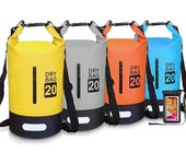 Bolsa Estanca para Kayak Paseo en Barco Canoa Pesca Rafting Camping Playa Natación Snowboard 20L