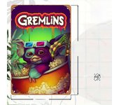 Vintage Gremlins Metal Sign Humorous Wall Art for Bar Garden Cafe Restaurant Farmhouse Garage Patio Ideal for Christmas Decor