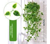 Artificial Hanging Plant Fake Ivy Leaves Vine 105cm/41in Clover Plant Greenery for Window Porch Garden Pot Indoor Outdoor Decor