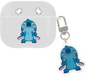 Funny Stitch Silicone Case For Apple Airpods Pro 2 AirPods 4 3 Pro2 Keychain Pendant Protective Earphone Cover For Air Pods 4