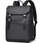 Mochipa Ligera para computadora portátil para helbres, mochila de moda para computadora de 15,6 pulgadas, mochila de trabajo Comercial, mochila de viaje para helbres y Mujeres (Negro)
