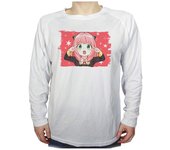 CAMISETA MANGA LARGA spy x family niña anya kawaii cute mona tshirt anime manga seinen super guerrero sagaandroides