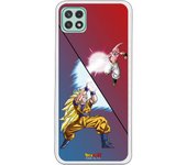 Funda original compatible con Samsung Galaxy A22 5G - Dragon Ball Z Goku vs Buu