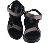 Sandalia Escoolers Margot Piel Class Combi Negra