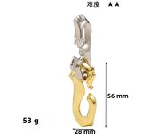 Classic IQ Metal Brain teaser Magic Puzzles Game Toys For Children Adults Funny Gifts Educational Toys Metal Puzzle
