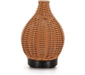 Humidificador de ratán hueco para el hogar, mini atomizador ultrasónico, humidificador pequeño, máquina de aromaterapia