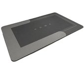 Alfombra de baño antideslizante gris 40x60 cm | Tapete absorbente para baño seguro y moderno