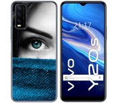 Tumundosmartphone Funda Gel Tpu para Vivo Y20s / Y11s diseño Ojo Dibujos