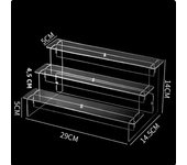 Acrylic Transparent Jewelry Box Earring Storage Box Necklace Bracelet Jewelry Display Stand Large Capacity Dustproof Jewelry Box