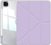 For iPad Air6 Air4 Air6 10.9 "11-inch case with pencil holder Clear case M2 A2898 A2588 A2316 A2324 A2325 A2072 A2228 A2377