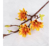 1PCS Chinese Simple Fake Flower Decoration, High Simulation Gradient Perfume, Lotus Magnolia Flower ornament
