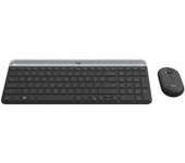 Teclado y Ratón Inalámbricos Logitech Slim Combo MK470
