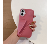 DIYFashion New Rhode  Lipstick Lip Holder Soft Silicone Phone Case for iPhone 16 15 14 13 12 Pro Max Plus Solid Color Back Cover