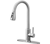 Grifo de baño con rociador extraible Y 3 Modos de flujo de Agua, para fregadero o fregadero con Manguera de conexión de 60 cm