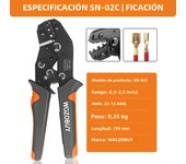 Wire Stripper Wire Terminals Crimping Tool Kit,  AWG22-13/0.5-2.5mm² Ratcheting Crimper Tool for Insulated Wire Connectors