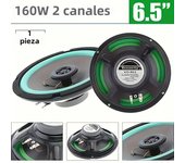 1pc 6.5 Inch 2-Way Car Coaxial Speaker, Car Door Audio Music Stereo Tweeter Mid Bass Woofer Full Range Frequency Speaker