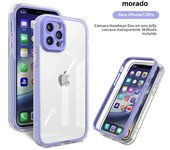3 IN 1 Frame Clear Case for iPhone 15 14 13 Pro Max 12 11 14Plus 15Plus XS Max XR Shockproof Soft Silicone Phone Cover