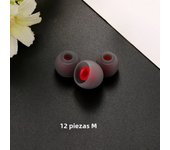 Ivinxy 12pcs Layer Silicone In-Ear Earphone Covers Cap Replacement Earbud Bud Tips Earbuds eartips Earplug Ear pads cushion