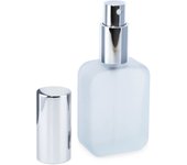 Frasco Perfume  Cristal Mate Petaca al Por Mayor | Gran Velada | Envase Recargable con Pulverizador y Tapón a Presión | Ideal para Perfumes Caseros