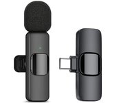 Micrófono inalámbrico para Smartphone with Entrada Lightning or Typo-C para Grabar Streams y podcasts desde el Móvil