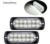 12 LED Strobe Lights Emergency Flashing Beacon Warning Light 12V 24V Stroboscopes For Auto DRL Car Truck Police Amber Red Blue