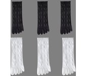 6 Pairs Summer Thin Toe Socks for Women Five Finger Socks Mid Tube Sports Socks with Separate Fingers Cotton