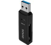 LECTOR DE TARJETAS SD - USB 3.0 NEGRO SAVIO AK-64