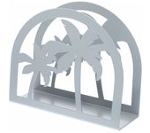 Servilletero de metal Soporte para papel de cocina de acero inoxidable Soporte de escritorio Dispensador de escritorio Estante de almacenamiento de servilletas Bandeja de servilletas de metal Antiguo