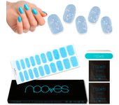 NOOVES NAILS Láminas de Uñas de Gel Precurado Premium - Allure   Glitter  Tiras De Uñas De Gel semicurado Pegatinas Uñas Semipermanente en Gel Gel Nail stickers Uñas de gel Pegatinas