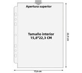 A5 3/7 Ring Photocards Binder Sleeve 1/2/4/6 Pockets Clear Acid Free 6x4 Photo Album Refill Pages Trading Card Postcard Sleeve