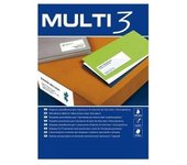 Etiquetas Adhesivas Apli Multi3/ 210 x 297mm/ 100 Hojas