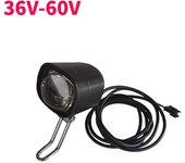 2 in 1 Scooter Horn Headlight Durable Waterproof Motorcycle Electric Bike Front Light Lamp Electric Scooters Accessories 48-80V