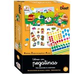 Juego infantil Colorea con Pegatinas Granja y Parque Diset