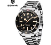 Benyar Mens Watches Mechanical Automatic luxury watch for men BB58 Waterproof wristwatch Luminous Chocie Gift Reloj hombre