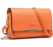 Bolso bandolera Pequeño para teléfono para Mujer, Bolso de Piel synthetic para teléfono móvil, tarjetero, Monedero y Bolso de mano, Bolso de hombre con Correa ajustable