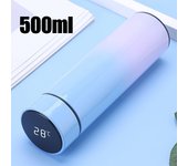 1pc 500ML Smart Insulation Stainless Steel Colorful Cup Mini Thermos Cup Water Bottle Led Digital Temperature Display Thermos
