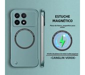 Magnetic Metal Painting Ultra Thin Frameless Phone Case For XIAOMI Poco X6 F6 F5 Pro F3 Wireless Charging Cases Cover
