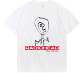 Radiohead T Shirt Men Vintage Classic Tees North America Tour Rock Boy women's tshirt Camisetas Hombre Hip Hop Street casual Top