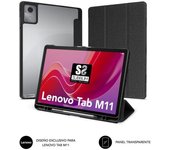 Funda Subblim Clear Shock Case CST-5SC130 para Tablet Lenovo M11 de 11"/ Negra