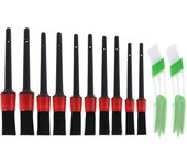13Pcs Car Cleaning Brush Kit Auto Detailing Brush For Car Interior Cleaning Detailing Brushes Set Wheel Rims Clean Brush Tools