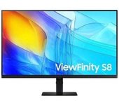 Monitor Profesional Samsung ViewFinity S8 S80D S32D800EAU 32"/ 4K/ Regulable en altura/ Negro
