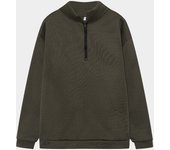 2024 Autumn And Winter New Style Casual Jacket Half Zipper Cover Long Sleeve Sweater Woman