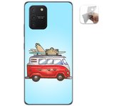 Tumundosmartphone Funda Gel Tpu para Samsung Galaxy S10 Lite diseño Furgoneta Dibujos