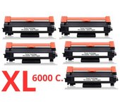 5 toner Compatibles Brother TN2420 XL - CON CHIP - TN-2420 (ALTA CAPACIDAD / JUMBO) Brother MFC L2710DW