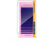 NAGARAKU Color Eyelashes Maquiagem Makeup Mix 7~15mm Dark Brown Light Brown Blue Purple Colors Faux Cils False Eyelashes Cilios